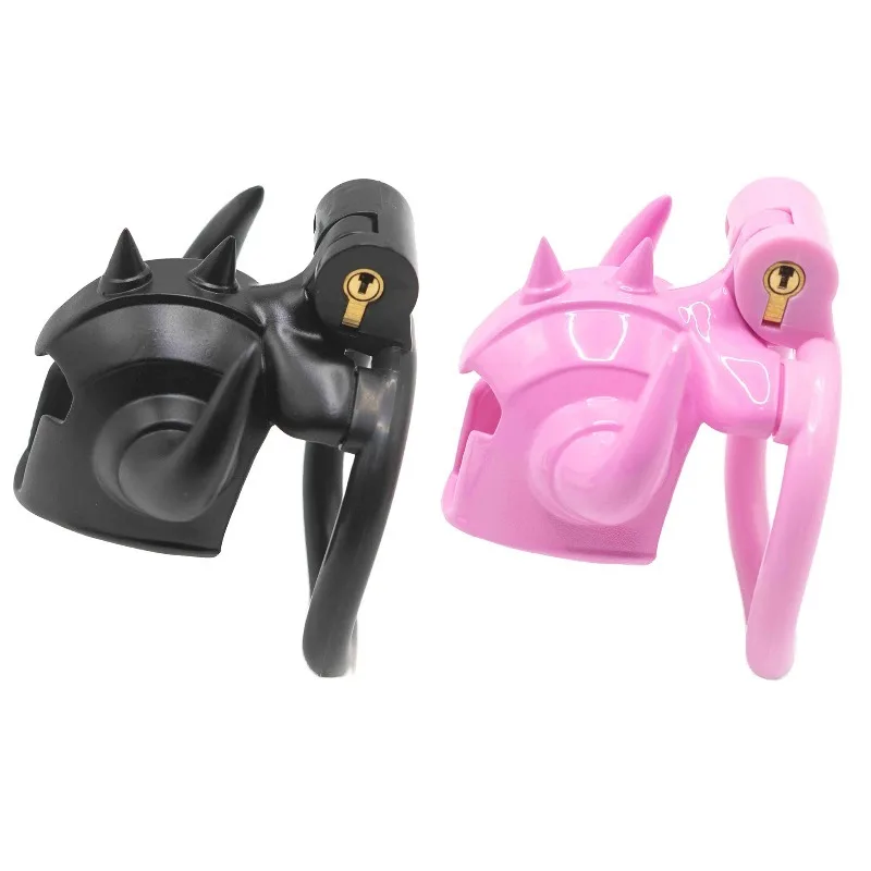 Sissy Bullhorn Chastity Cage