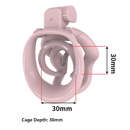 Sissy Resin Chastity Cage