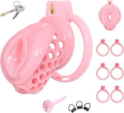 Sissy Silicone Chastity Cage