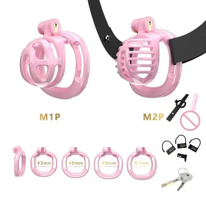 Small Chastity Cage 5 with Catheter Colors to choose