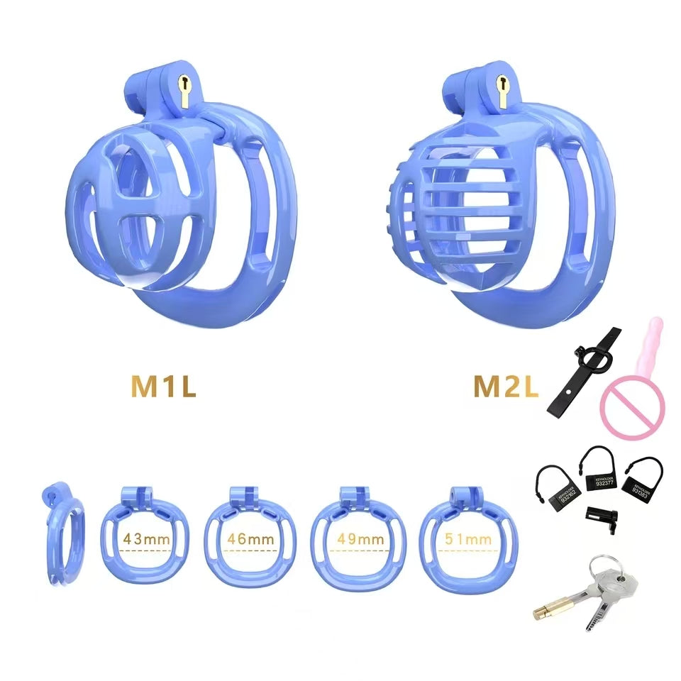 Small Chastity Cage 5 with Catheter Colors to choose