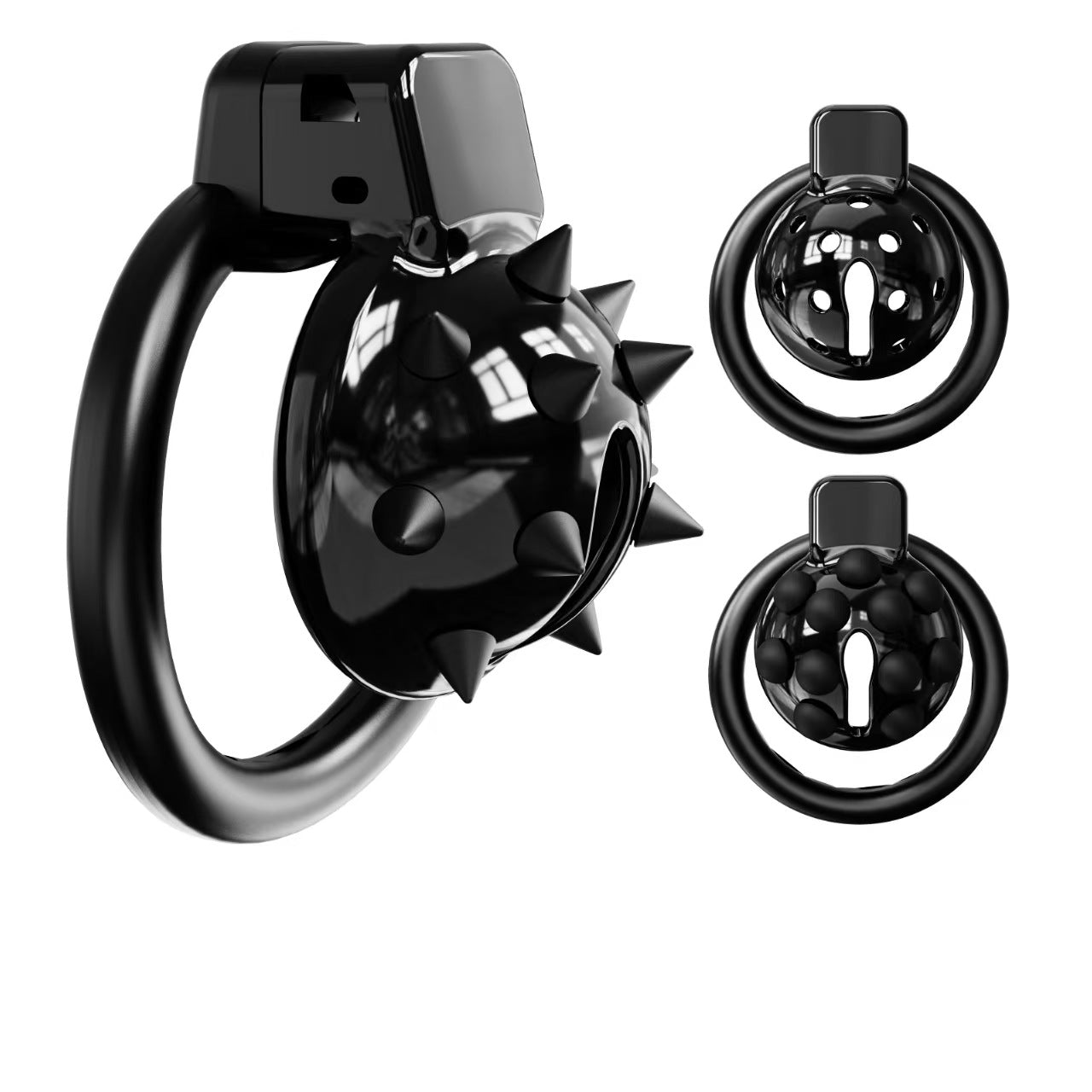 Small Chastity Cage With Silicone Spikes