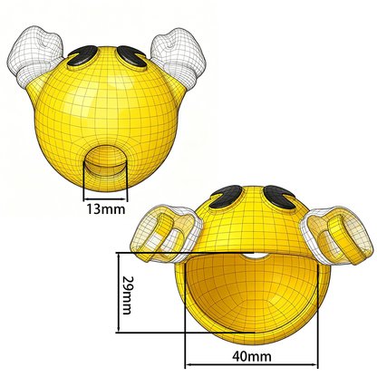 Small Pac-Man Chastity Cage