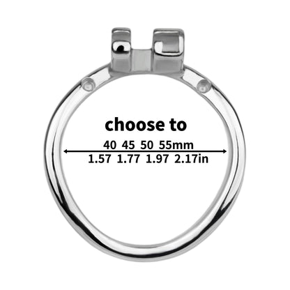 Snake Premium Metal Chastity Cage - 15