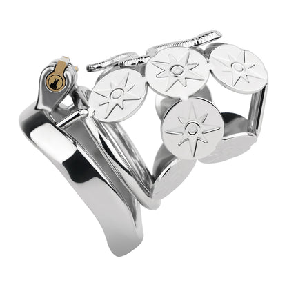 Snake Premium Metal Chastity Cage - 17