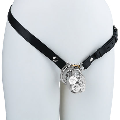 Snake Premium Metal Chastity Cage - 10