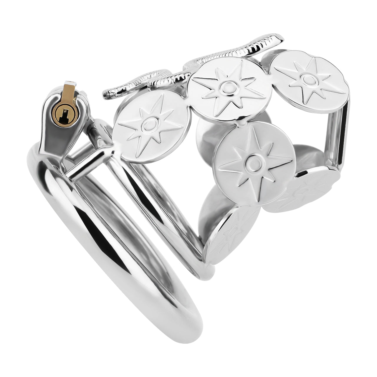 Snake Premium Metal Chastity Cage - 20