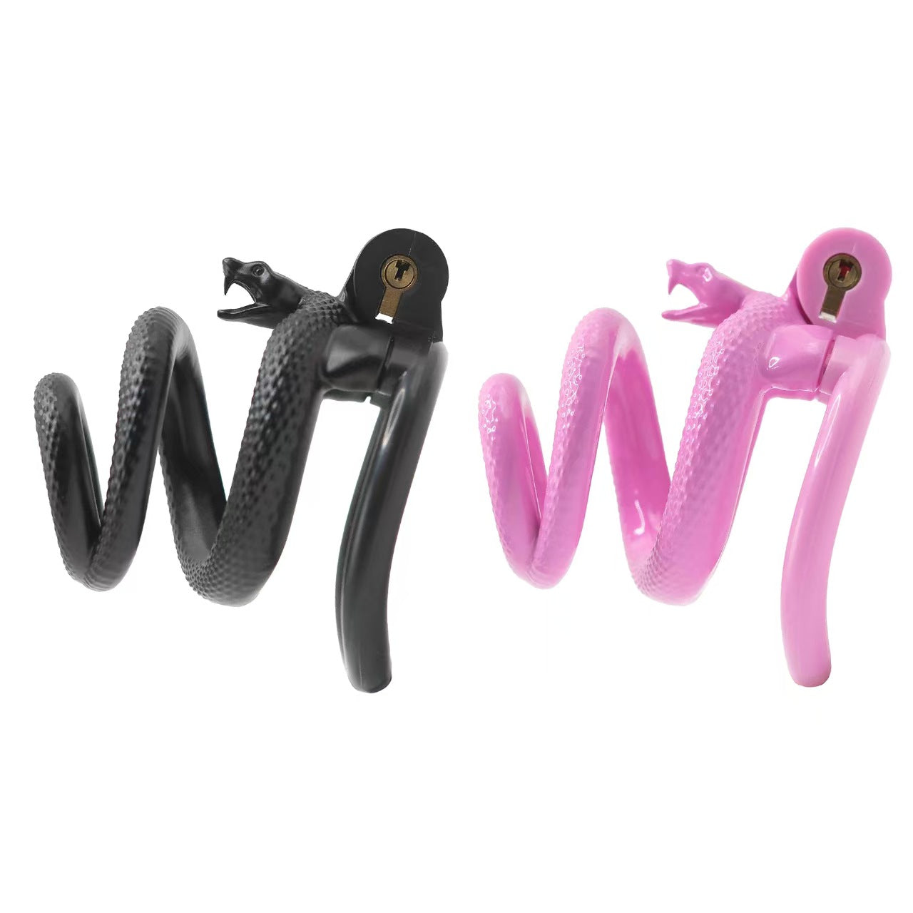 Snake Shape Chastity Cage