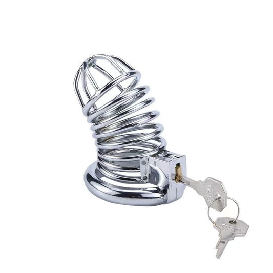 Snake Shaped Metal Cock Cage 