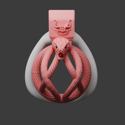 Snakes Entwined Chastity Cage