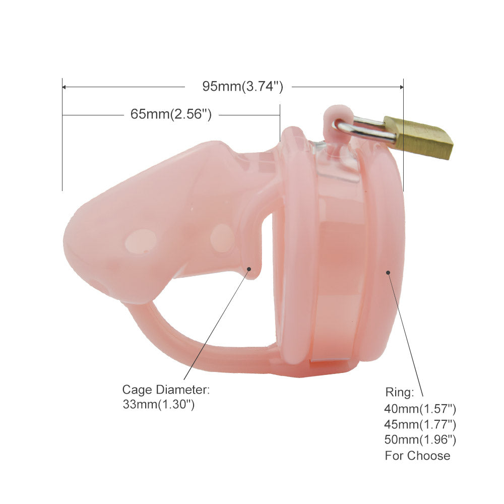 Cage à pénis à pointes en silicone