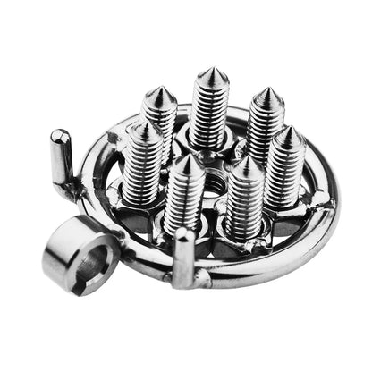 spiked cock cage screw