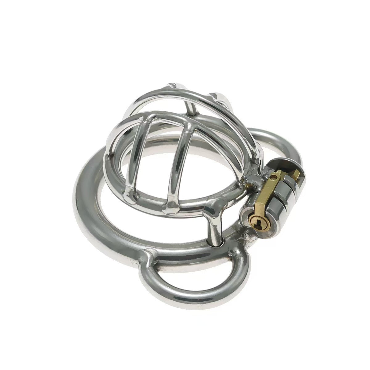 Split Small Steel Chastity Cage 7