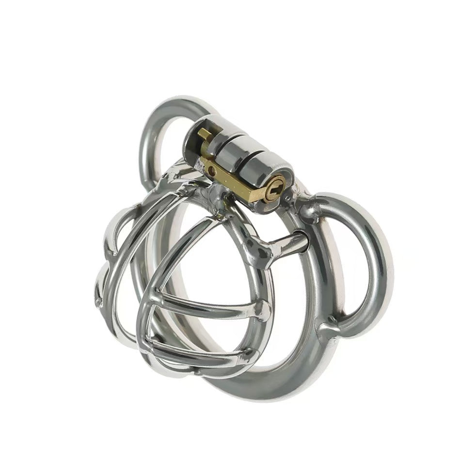 Split Small Steel Chastity Cage 1