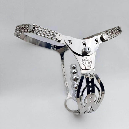 Stainless Steel Chastity Belt For Women