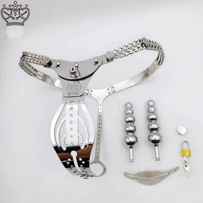 Stainless Steel Chastity Belt For Women