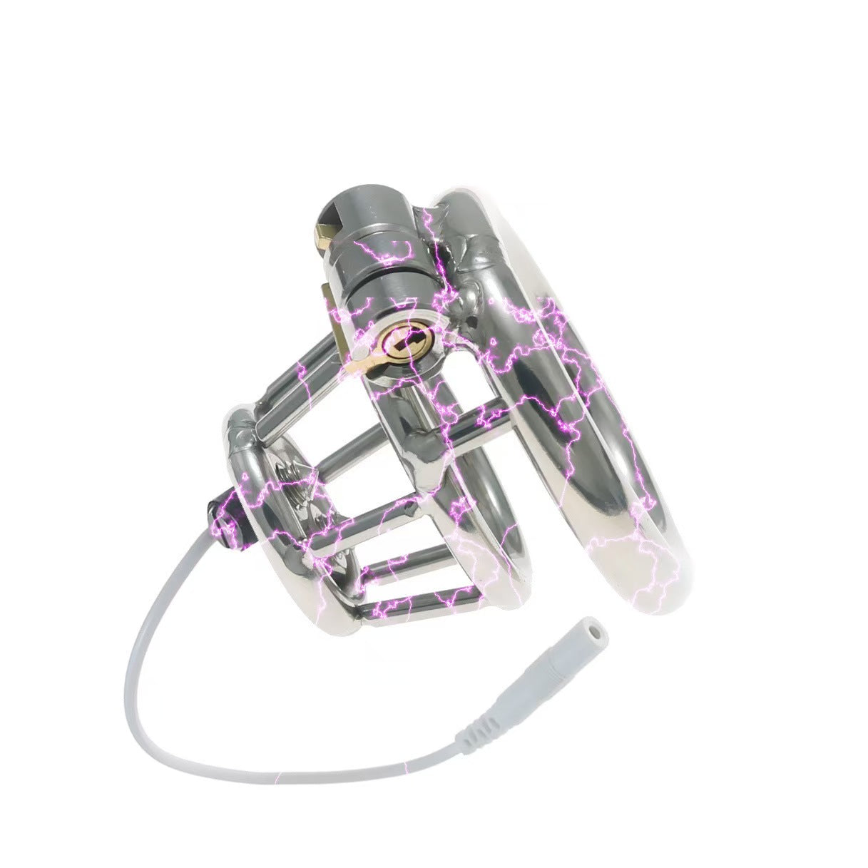 Stainless Steel Basket Electric Chastity Cage 1
