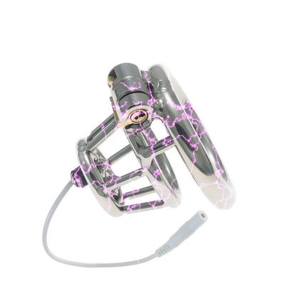 Stainless Steel Basket Electric Chastity Cage 1