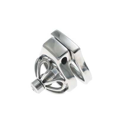 Clover openwork cage angled view