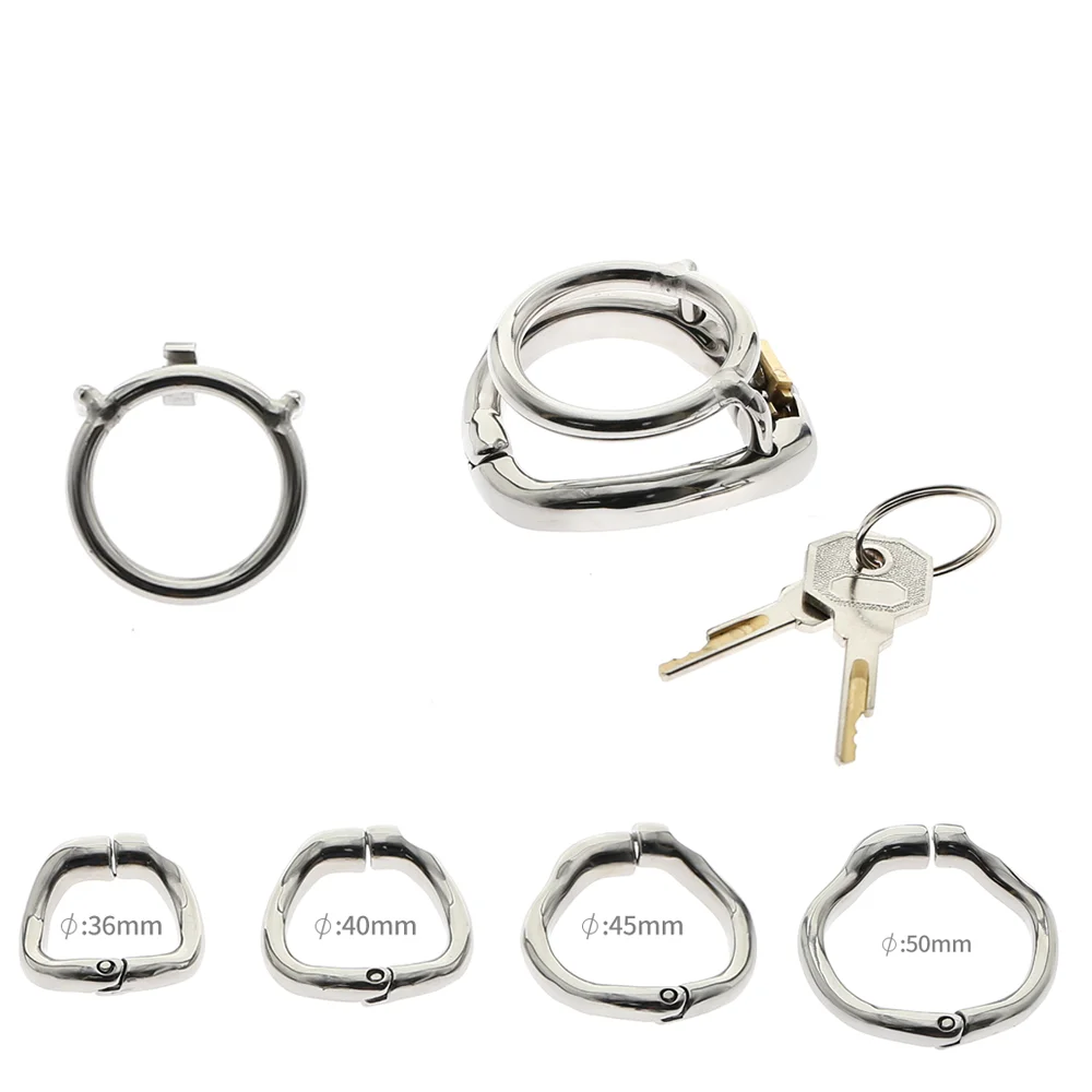 Stainless Steel Male Zero Chastity Cage