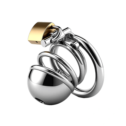 Stainless Steel Painless PA Chastity Cage