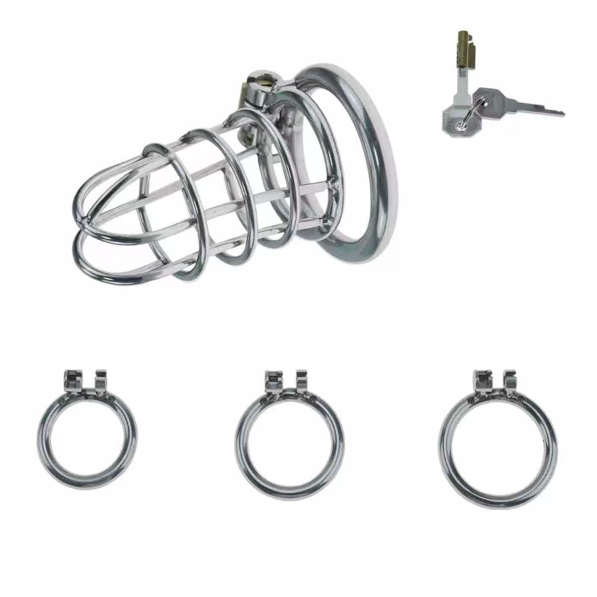 Stainless Steel Prison Chastity Cage