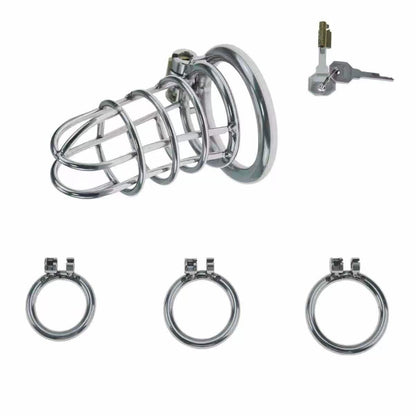 Stainless Steel Prison Chastity Cage
