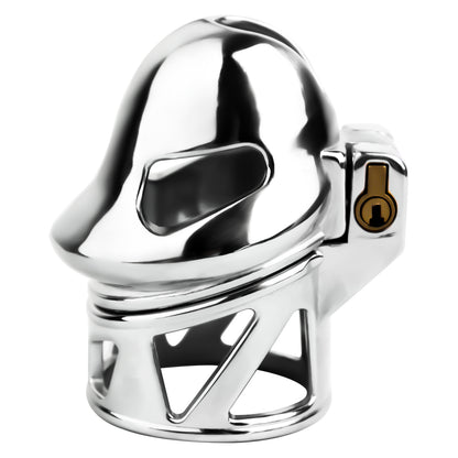 Stainless Steel Ringless Chastity Cage - 4