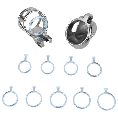 Stainless Steel Ringless Chastity Cage - 7