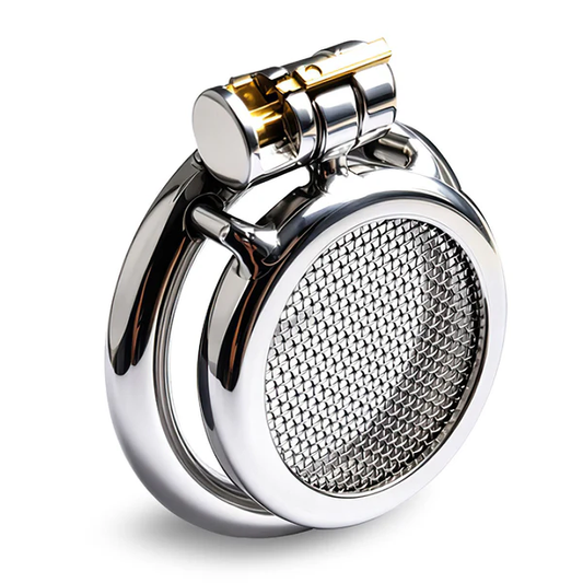 Stainless Steel StarNet Flat Chastity Cage