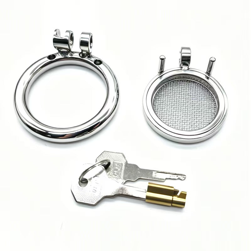 Stainless Steel StarNet Flat Chastity Cage