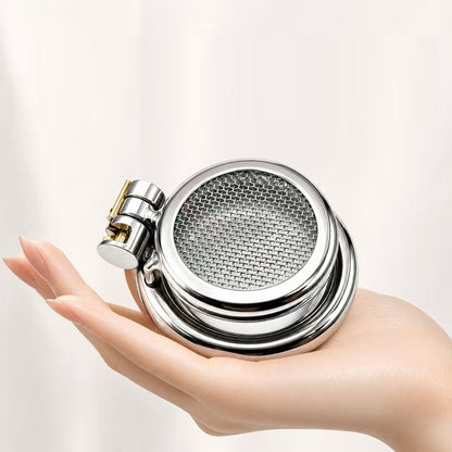 Stainless Steel StarNet Flat Chastity Cage