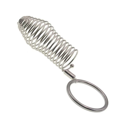 Stainless Steel Threaded Penis Sleeve With Ring