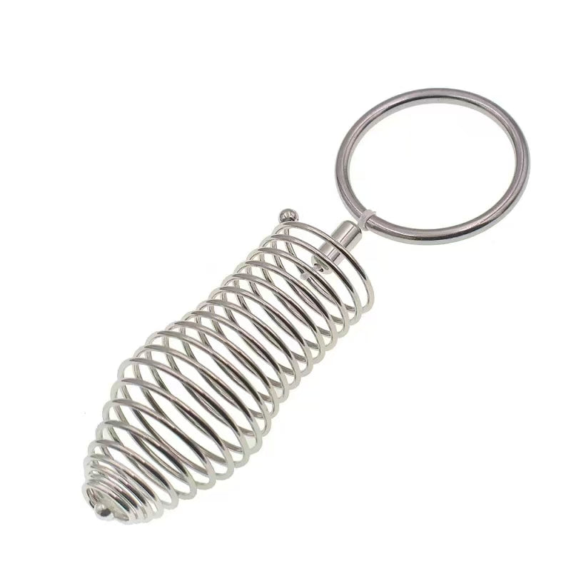 Stainless Steel Threaded Penis Sleeve With Ring