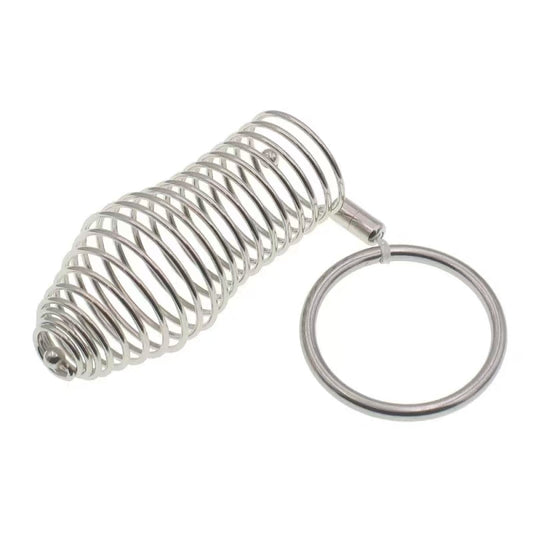 Stainless Steel Threaded Penis Sleeve With Ring