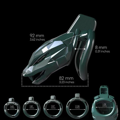 Starborn Snakehead Chastity Cage