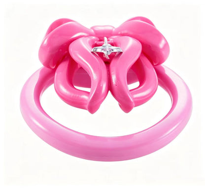 Starfall Bow Chastity Cage
