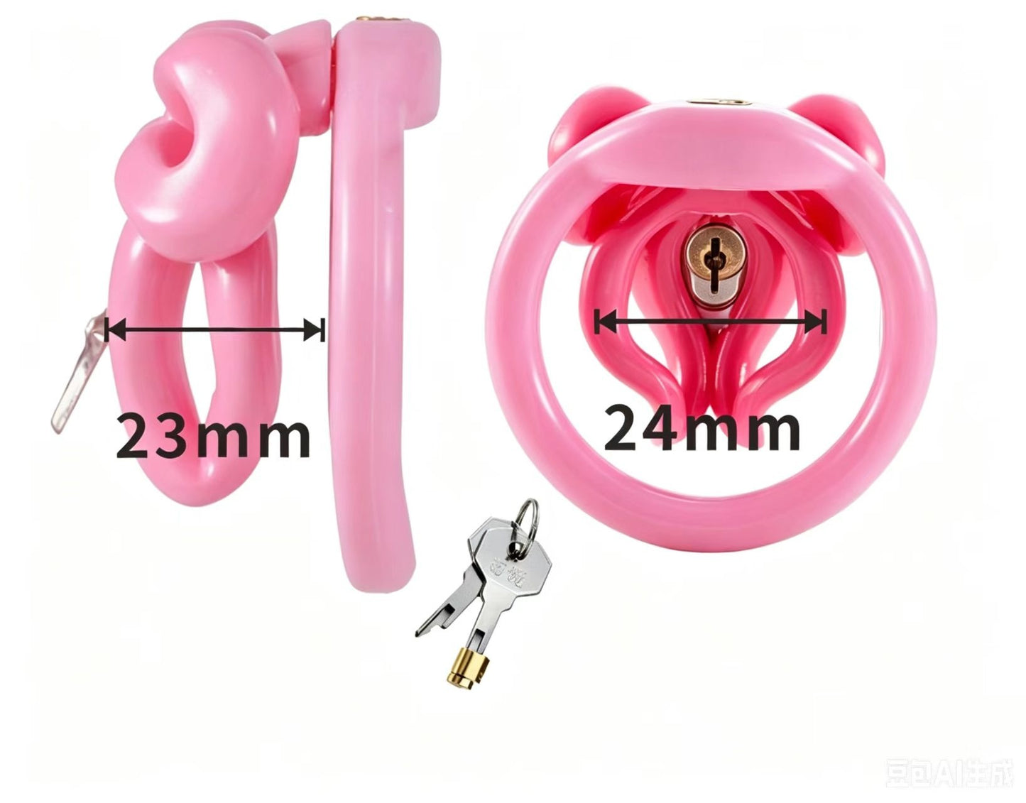 Starfall Bow Chastity Cage