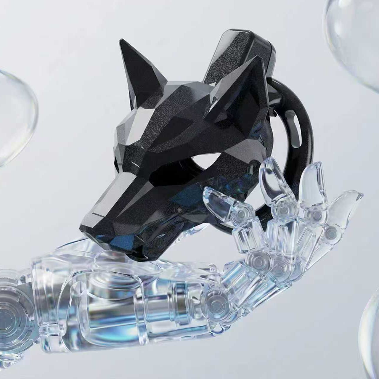 Starlight Black Wolf Chastity Cage – topchastity