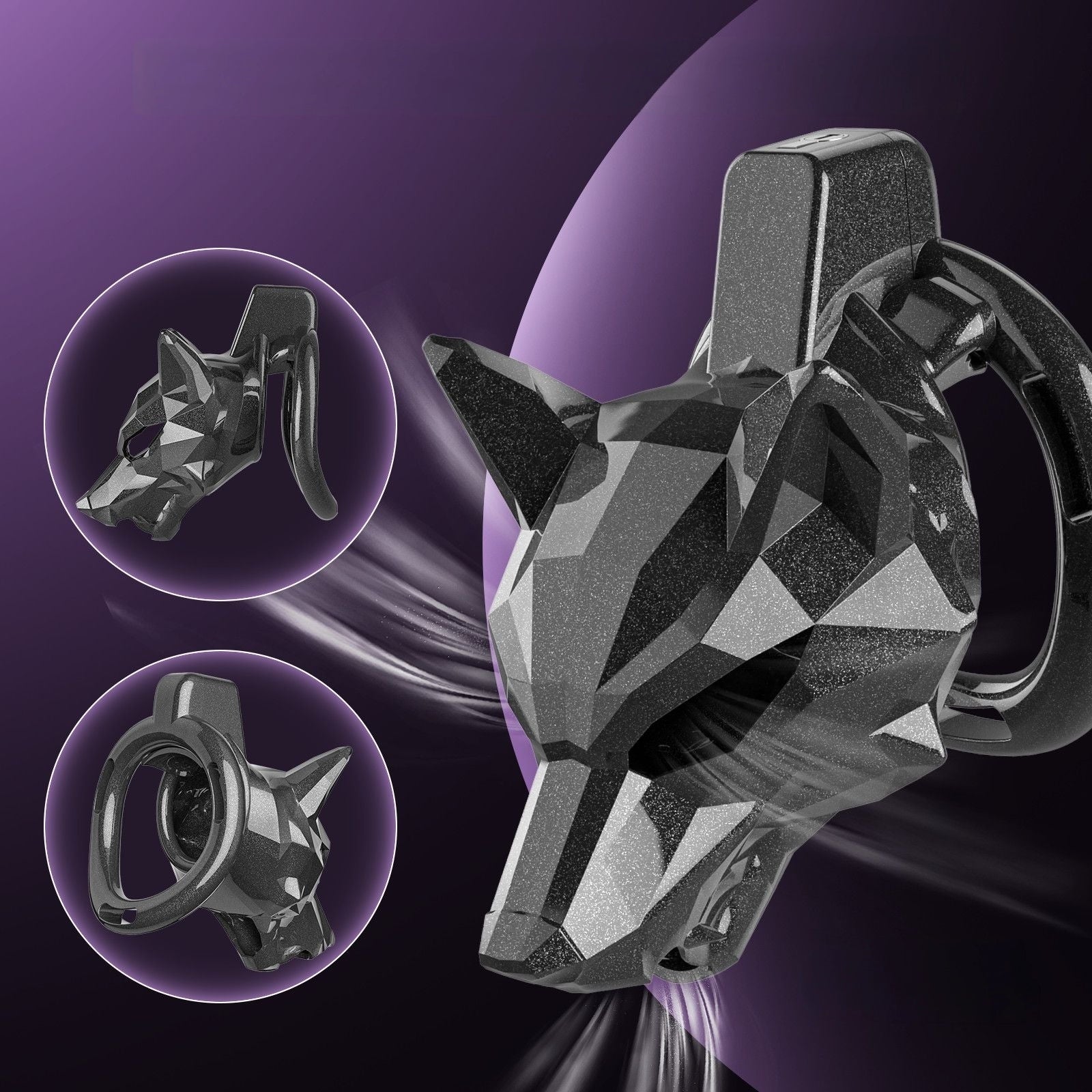 Starlight Black Wolf Chastity Cage – topchastity