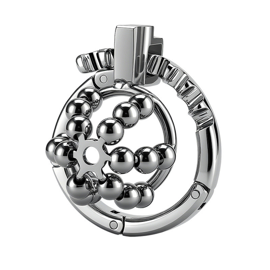 Steel Ball Metal Chastity Lock - 1