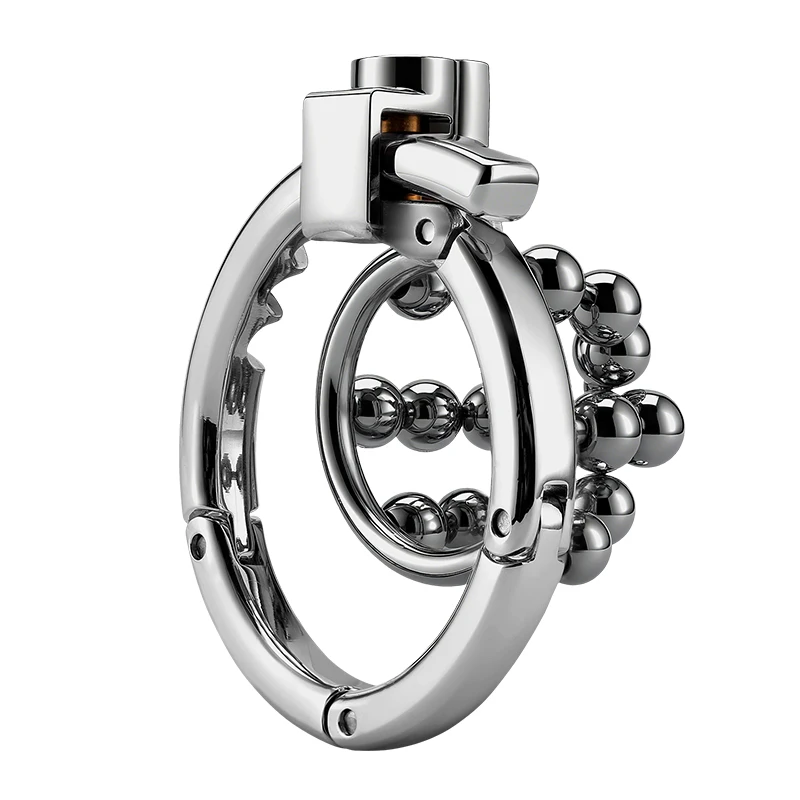 Steel Ball Metal Chastity Lock -8