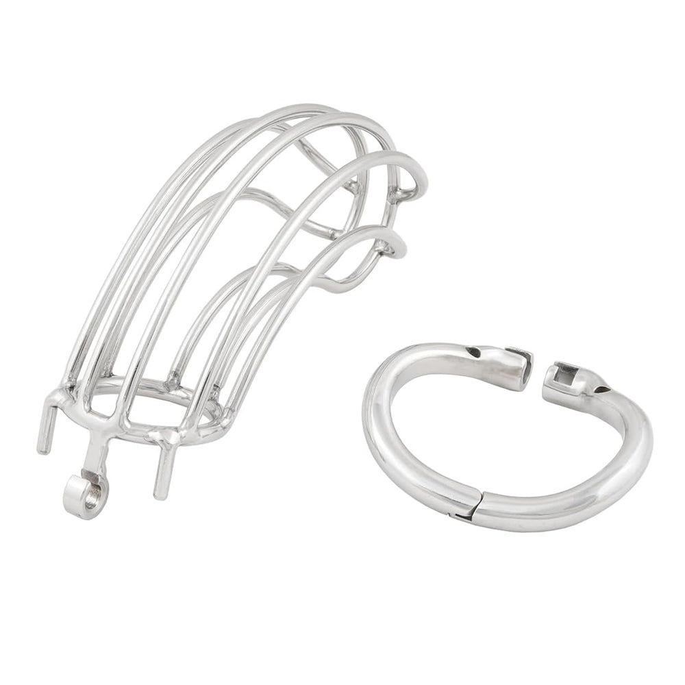 Steel Big Chastity Cage - 5
