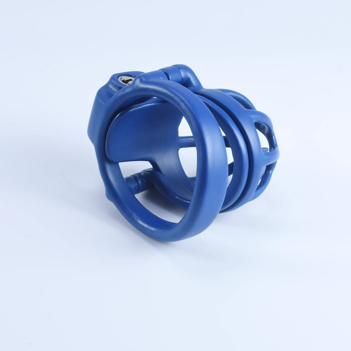 Steel Blue Custom Cock Cage