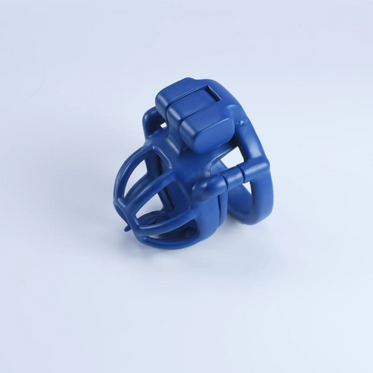 Steel Blue Custom Cock Cage