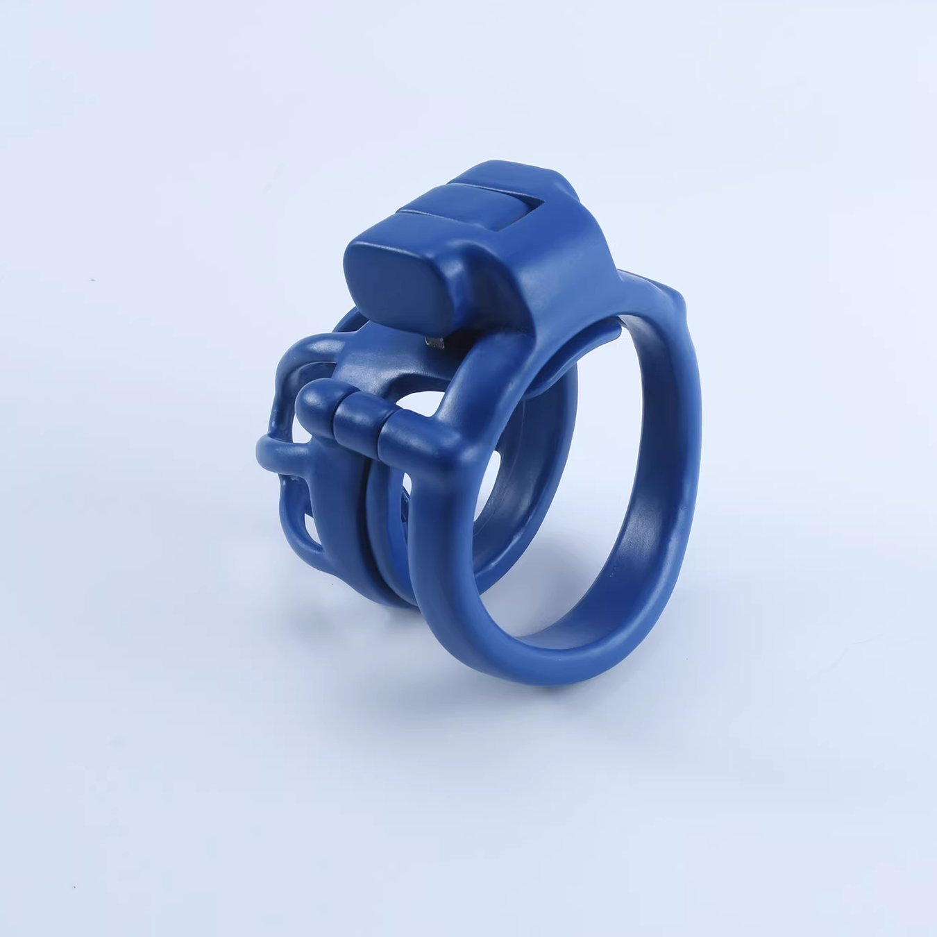 Steel Blue Custom Cock Cage