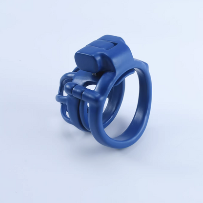 Steel Blue Custom Cock Cage