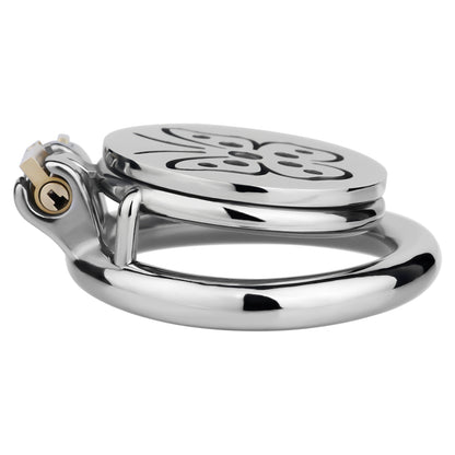 Steel Butterfly Flat Chastity Lock - 20