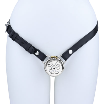 Steel Butterfly Flat Chastity Lock - 7