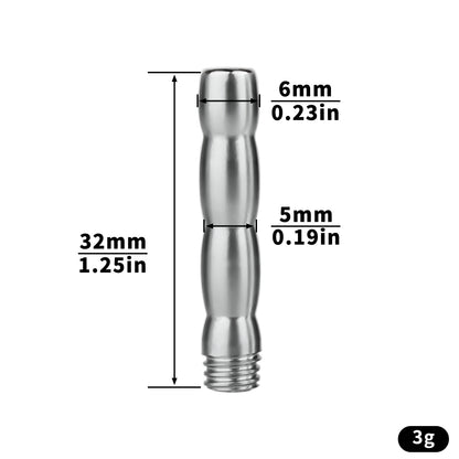 Steel Butterfly Flat Chastity Lock - 22